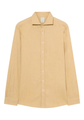 Brooks Brothers spread-collar cotton shirt - Yellow