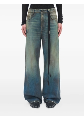 Ann Demeulemeester distressed-effect jeans - Blue