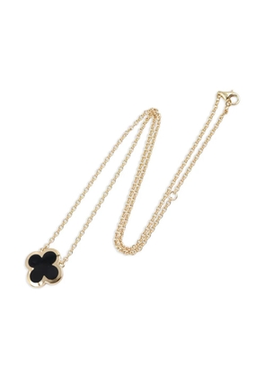 Van Cleef & Arpels Pre-Owned 2010s onyx pure alhambra necklace - Gold