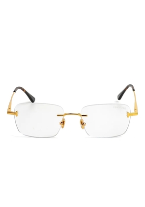 TOM FORD Eyewear rectangle glasses - Gold