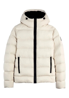 Fay quilted hooded jacket - White