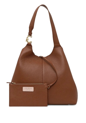Coccinelle large C-Easy leather shoulder bag - Brown