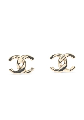 CHANEL Pre-Owned coco mark earrings - Gold