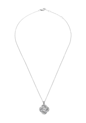 LEO PIZZO 18K white gold Vortex diamond necklace - Silver