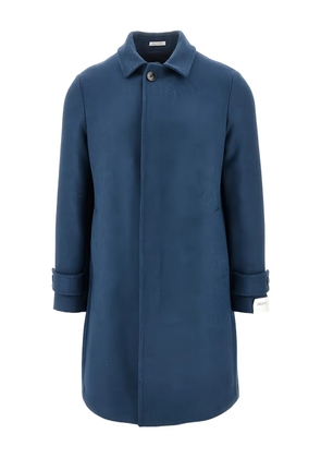 BRERAS MILANO buttoned single-breasted coat - Blue