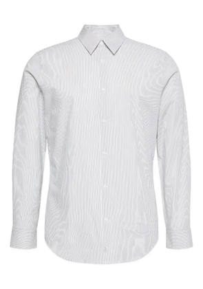 Calvin Klein long-sleeved striped shirt - White
