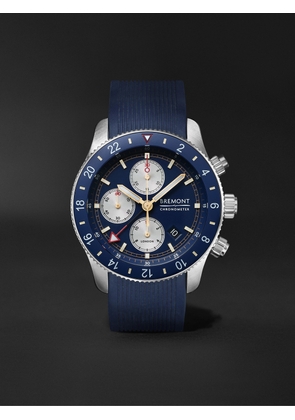 Bremont - Supermarine Sport Automatic Chronograph 43mm Stainless Steel and Rubber Watch, Ref. No. S200 - Men - Blue
