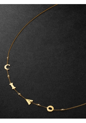 YVONNE LÉON - Ciao Gold Diamond Necklace - Men - Gold