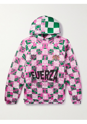 LIBERAL YOUTH MINISTRY - Printed Jersey Hoodie - Men - Pink - XS