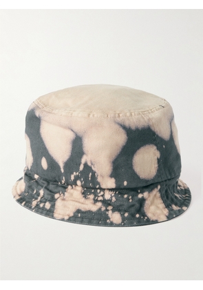 NOMA T.D. - Bleached Cotton-Twill Bucket Hat - Men - Gray - 1