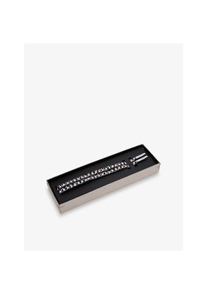 Golden Goose Star and Leopard-Print Cotton-Blend Laces