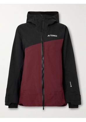 adidas Originals - Terrex Techrock Two-Tone 3L GORE-TEX® Hooded Ski Jacket - Men - Red - S