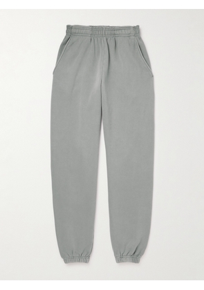 ENTIRE STUDIOS - Straight-Leg Enzyme-Washed Cotton-Jersey Sweatpants - Men - Gray - XS