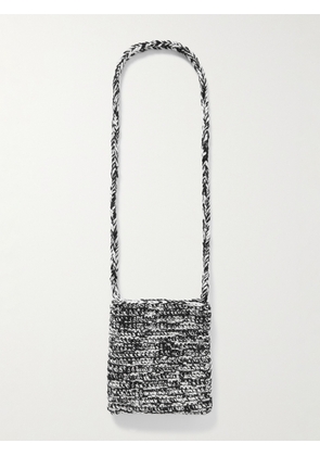 NICHOLAS DALEY - Crocheted Wool and Cotton-Blend Pouch - Men - Multi