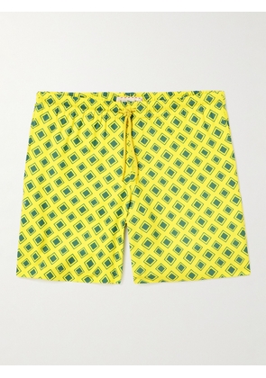 SMR DAYS - Porto Printed Shell Swim Shorts - Men - Yellow - S
