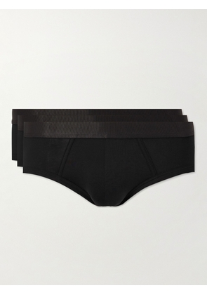 CDLP - Three-Pack Stretch-Lyocell Briefs - Men - Black - S