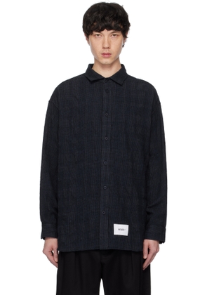 WTAPS Navy Check Shirt