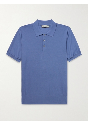 Canali - Cotton-Piqué Polo Shirt - Men - Blue - IT 46