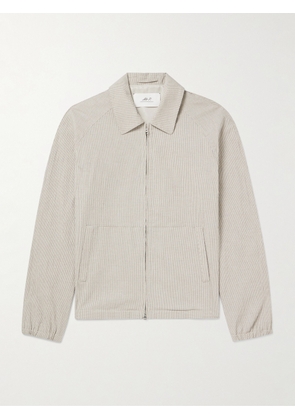 Mr P. - Golf Gingham Cotton-Blend Seersucker Blouson Jacket - Men - Neutrals - XS