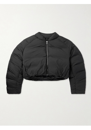 ENTIRE STUDIOS - Pillow Cropped Quilted Shell Down Bomber Jacket - Men - Black - S