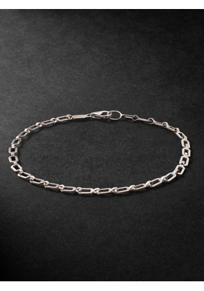 LITO - Araki #2 14-Karat White Gold Chain Bracelet - Men - Silver