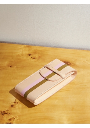 Rapport London - laCalifornienne Striped Leather Watch Pouch - Men - Neutrals