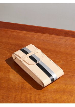 Rapport London - laCalifornienne Striped Leather Watch Pouch - Men - Neutrals