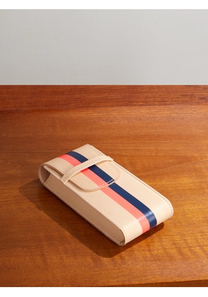Rapport London - laCalifornienne Striped Leather Watch Pouch - Men - Neutrals