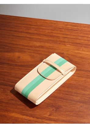 Rapport London - laCalifornienne Striped Leather Watch Pouch - Men - Neutrals