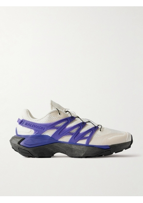 Salomon - XT PU.RE ADVANCED Rubber-Trimmed Mesh Sneakers - Men - Purple - UK 7