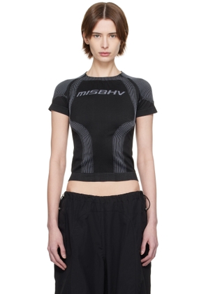 MISBHV Black Jacquard Sport T-Shirt