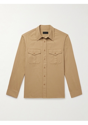 Nili Lotan - Christophe Cotton-Twill Shirt - Men - Brown - S