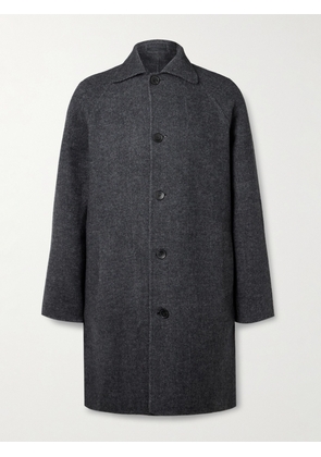 Mr P. - Herringbone Wool and Cashmere-Blend Flannel Coat - Men - Gray - XS