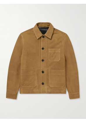 Mr P. - Suede Chore Jacket - Men - Brown - XS