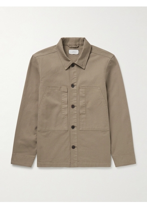 Mr P. - Cotton-Blend Twill Overshirt - Men - Brown - XS