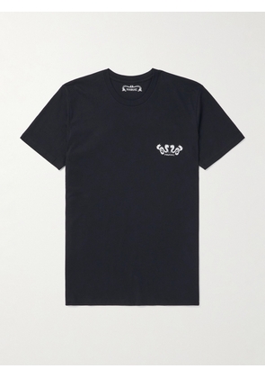 MANAAKI - Taniwha Logo-Print Cotton-Jersey T-Shirt - Men - Black - XS