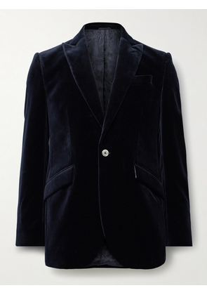 Favourbrook - Newport Cotton-Velvet Tuxedo Jacket - Men - Blue - UK/US 36