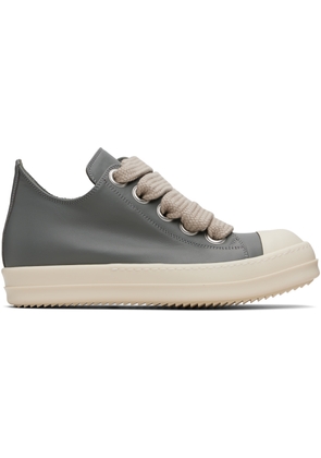 Rick Owens Gray Concordians Jumbolace Low Sneaks Sneakers