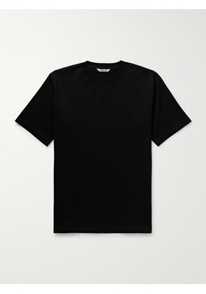 Auralee - Luster Cotton-Jersey T-Shirt - Men - Black - 3