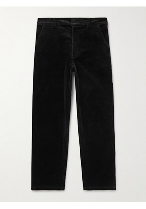 A.P.C. - Fergus Straight-Leg Cotton-Blend Corduroy Trousers - Men - Black - XS