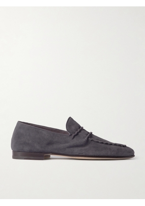 Officine Creative - Oliver Suede Penny Loafers - Men - Blue - EU 40