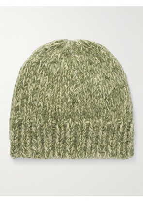 Federico Curradi - Wool-Blend Beanie - Men - Green