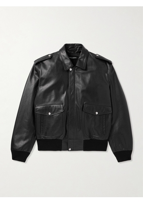 Dolce&Gabbana - Leather Jacket - Men - Black - IT 46