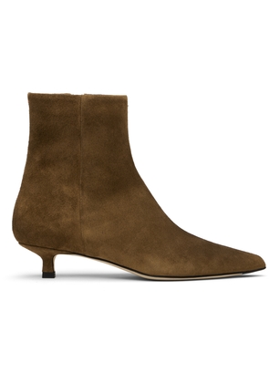 Aeyde Tan Sofie Suede Ankle Boots