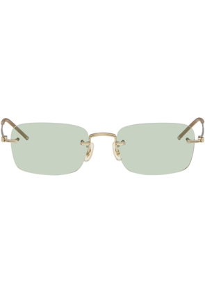 Oliver Peoples Gold TK-10 Sunglasses