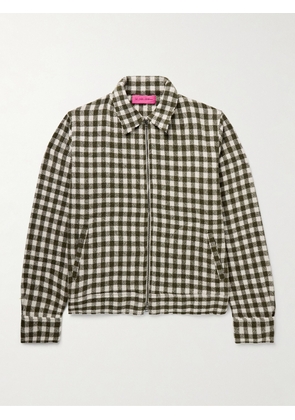 The Elder Statesman - Decon Gingham Cashmere Jacket - Men - Green - S