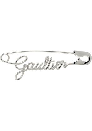 Jean Paul Gaultier 'The Silver-Tone Gaultier Safety Pin' Single Earring