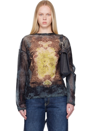 Jean Paul Gaultier Multicolor 'The Oversized Médaillon' T-shirt