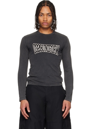 032c Black One Dollar Bill Tight Longsleeve T-shirt