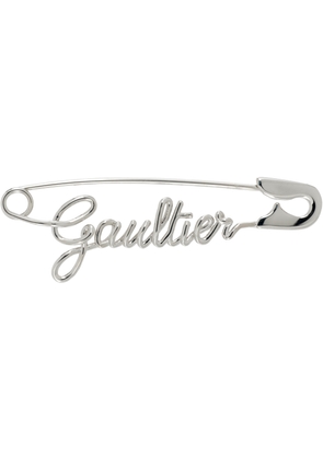 Jean Paul Gaultier 'The Silver-Tone Gaultier Safety Pin' Single Earring